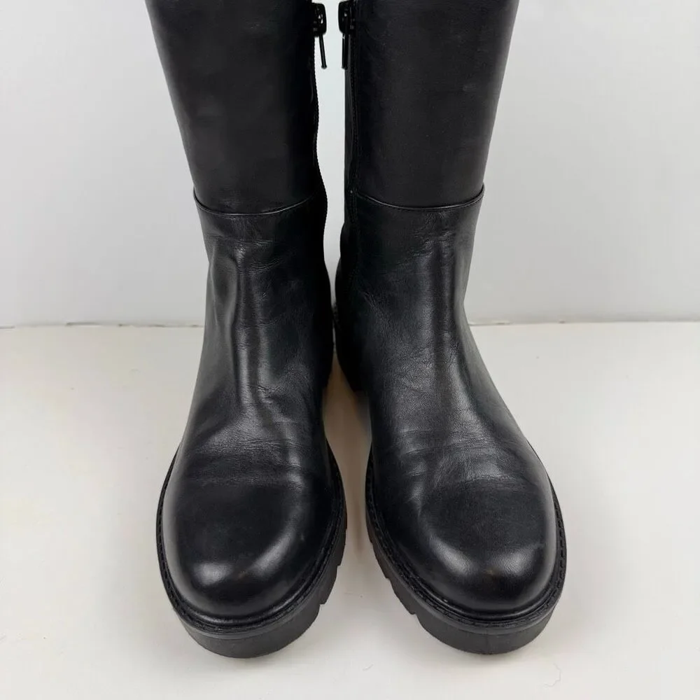 Nine West Tread Over the Knee Black Boots Size‎ 6